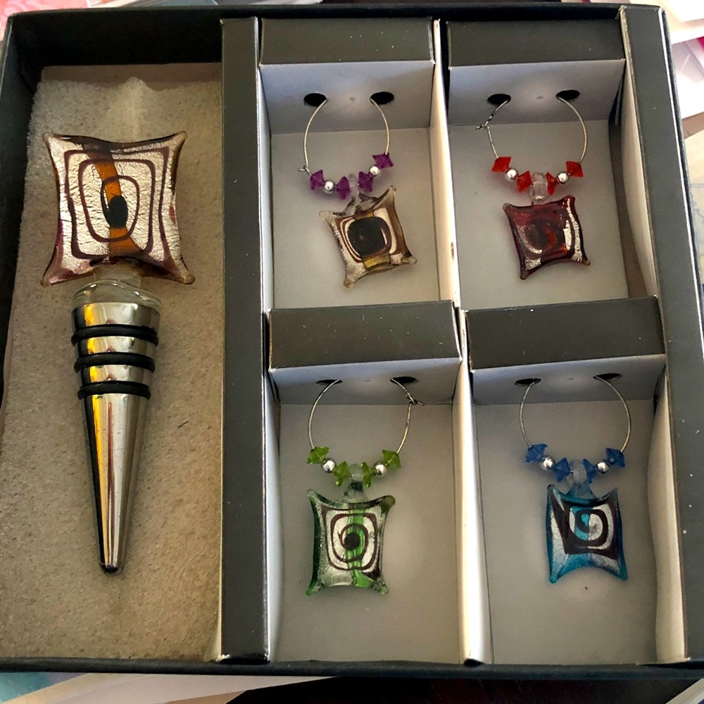 Ashley Nicole Designs Wine Stopper and Charms